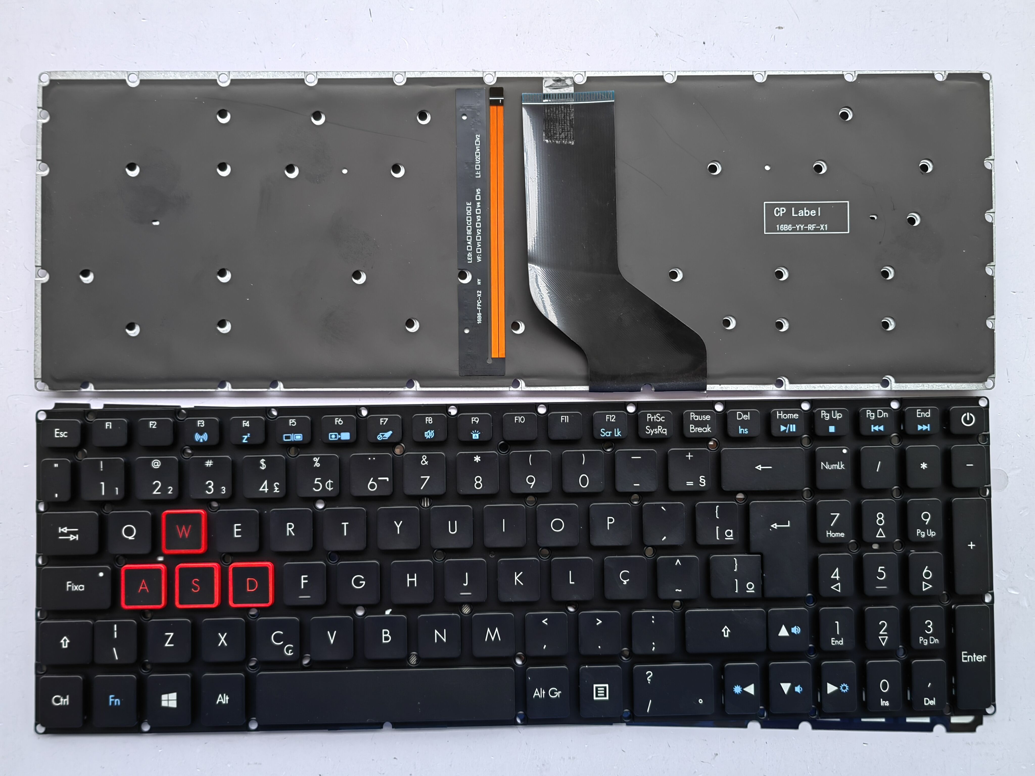 Picture of New Replacement Laptop Keyboard For ACER VN7/VX5-591G/AN515-51(32pin) BLACK Backlit (OEM) BR Layout